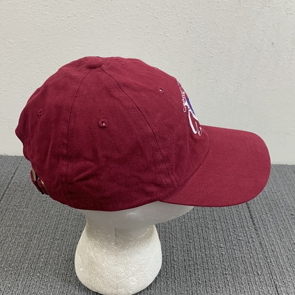 Community Veterinary Hospital Baseball Hat Unisex Burgundy Strapback Headshots - Picture 8 of 13